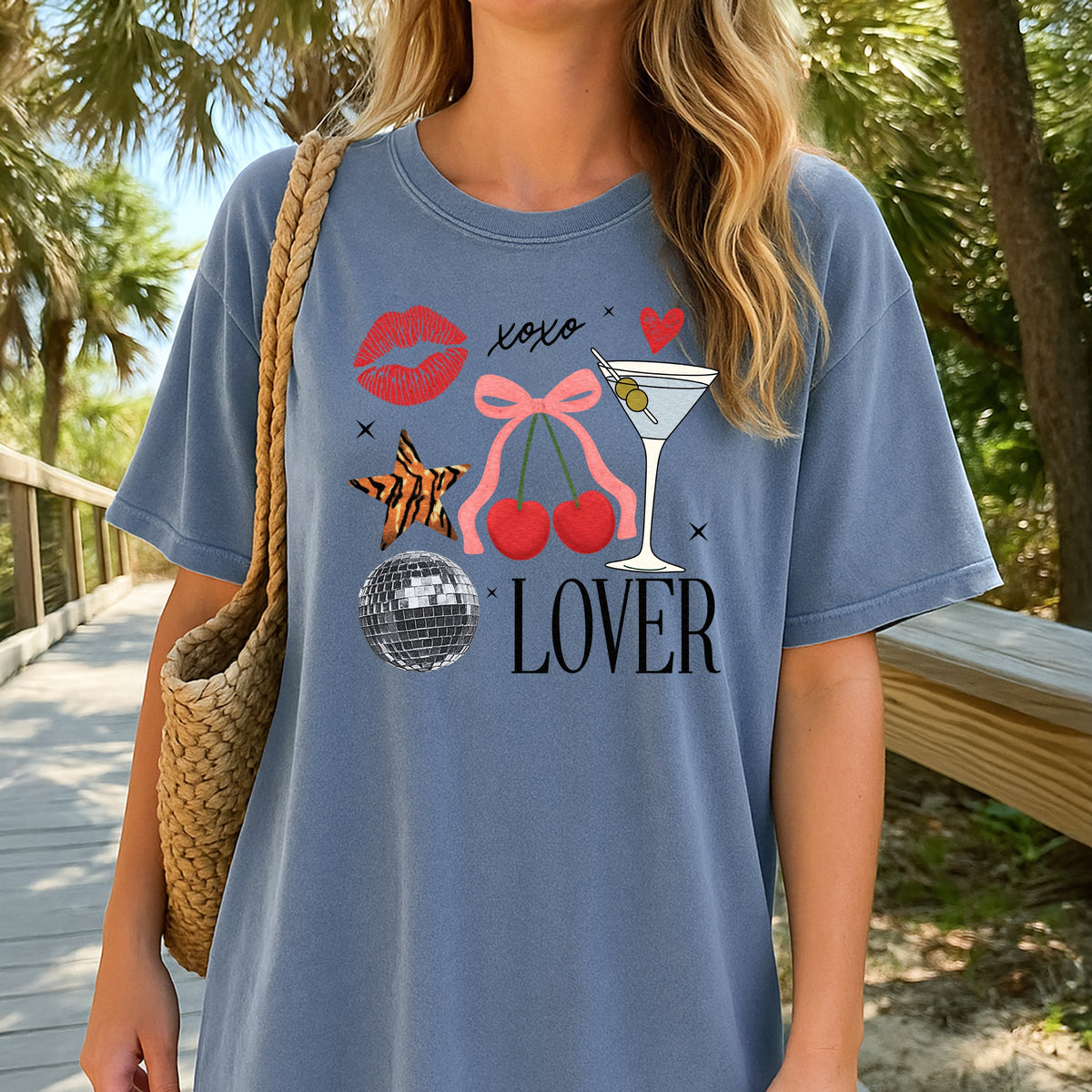 Xoxo Lover Valentines - Adult Comfort Colors T-Shirt