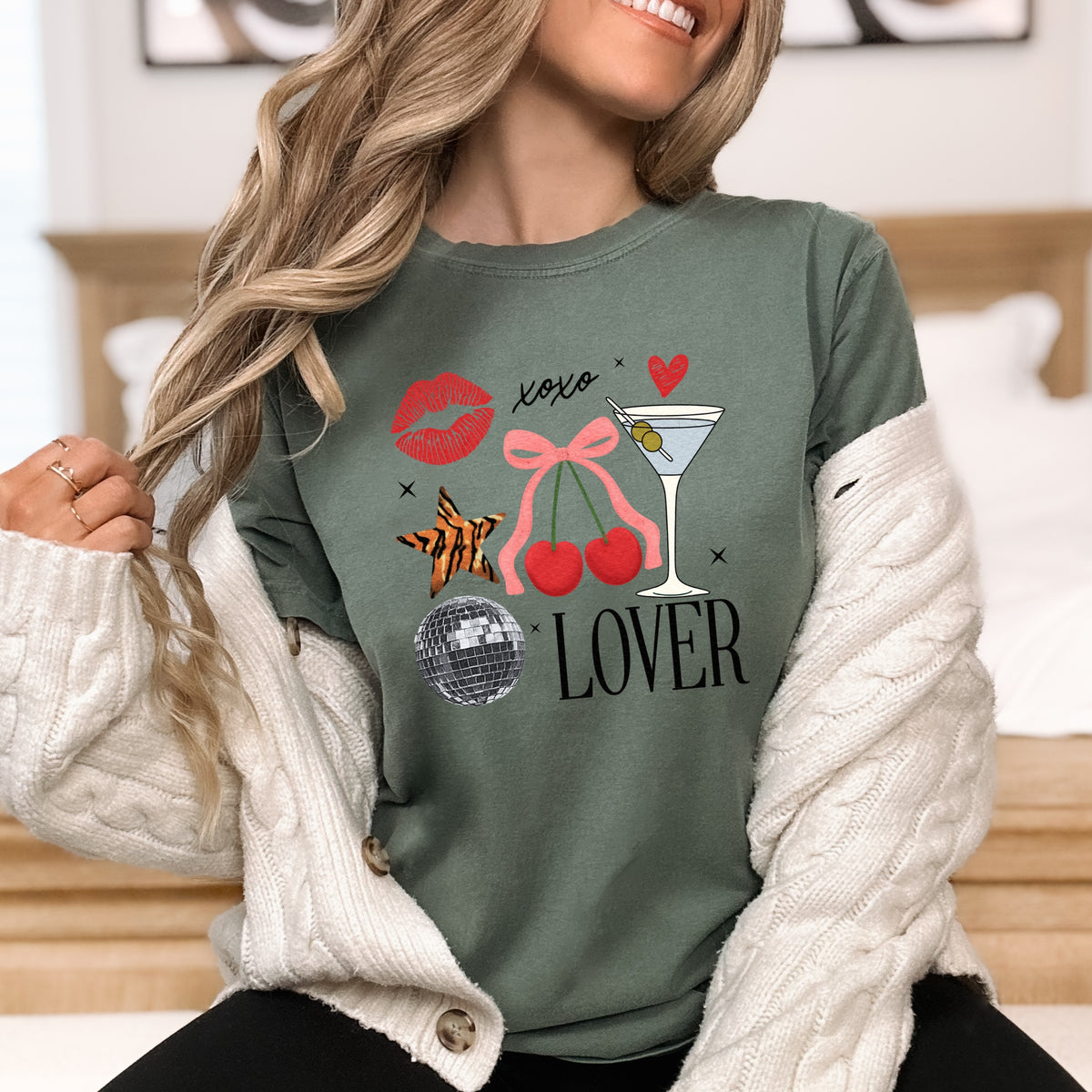 Xoxo Lover Valentines - Adult Comfort Colors T-Shirt