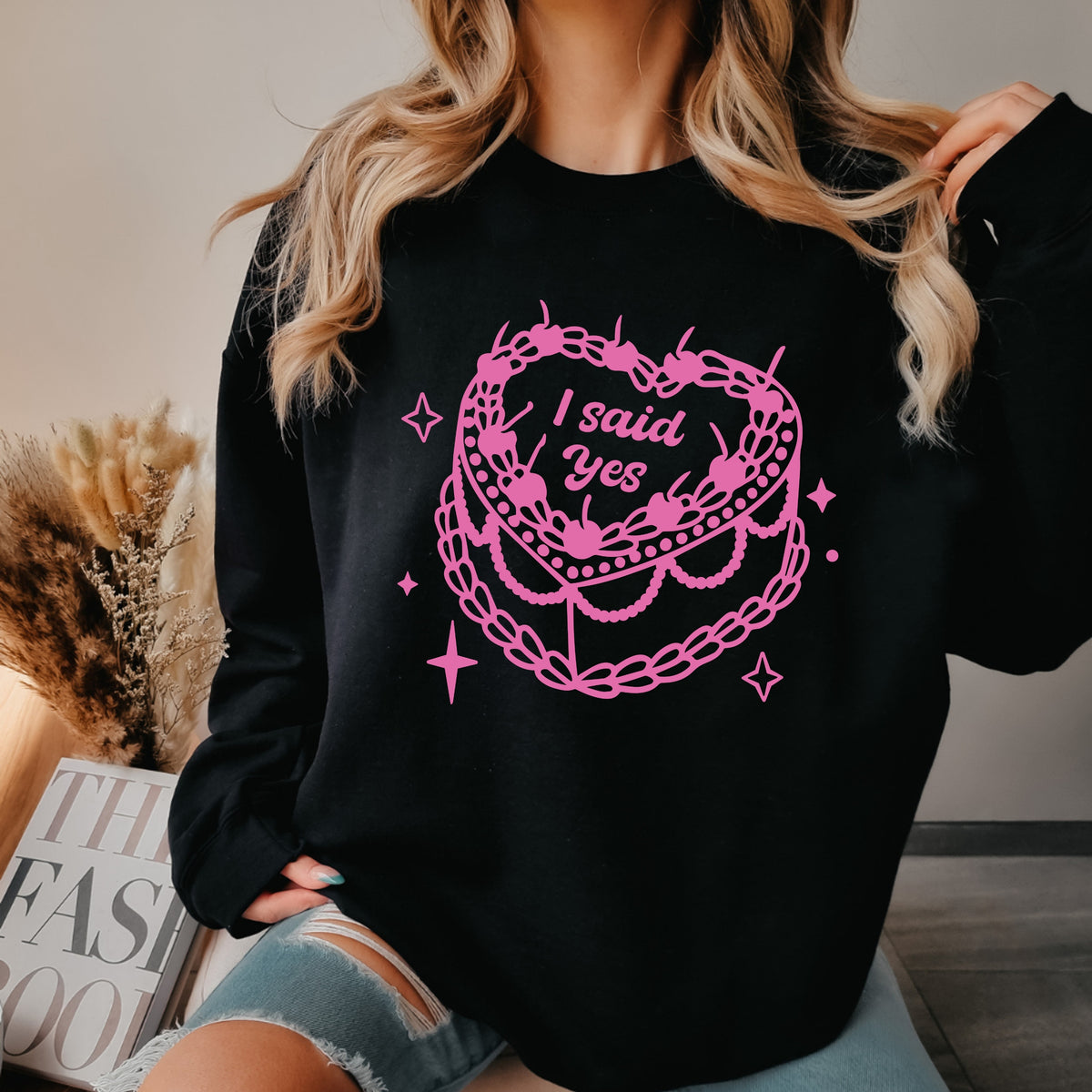 I Said Yes - Adult Crewneck Sweatshirt
