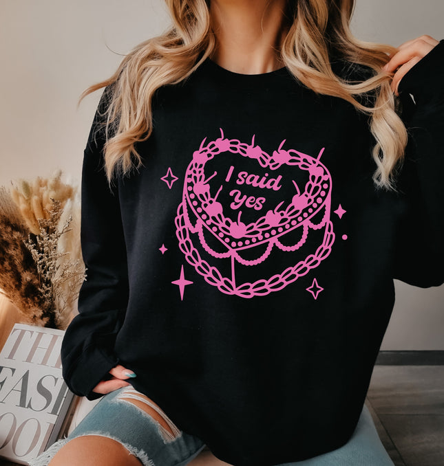 I Said Yes - Adult Crewneck Sweatshirt