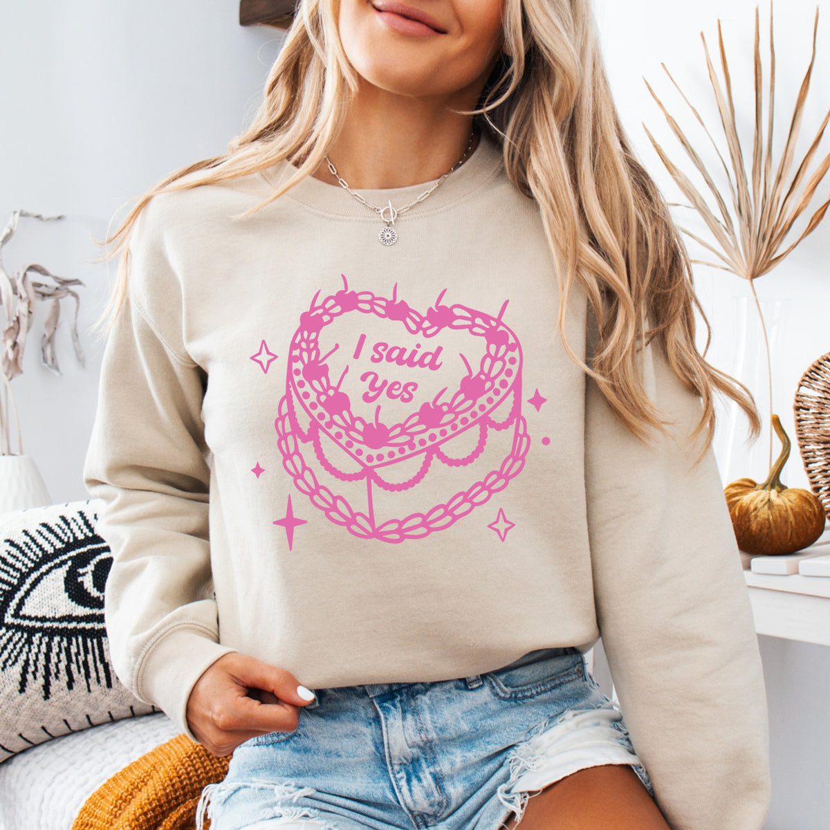 I Said Yes - Adult Crewneck Sweatshirt