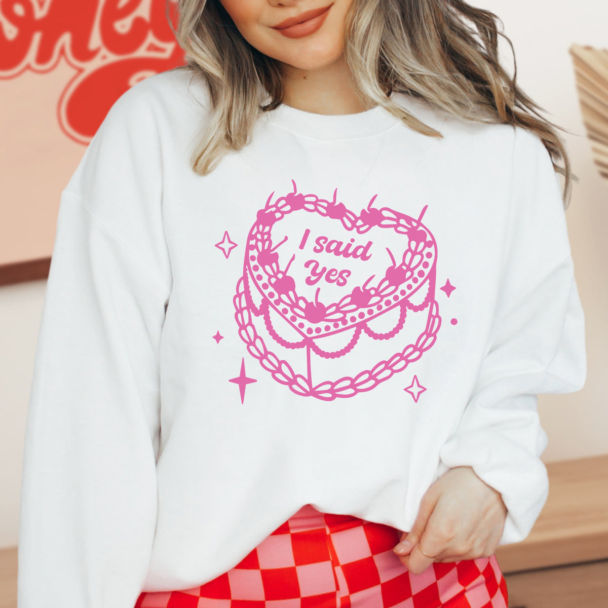 I Said Yes - Adult Crewneck Sweatshirt
