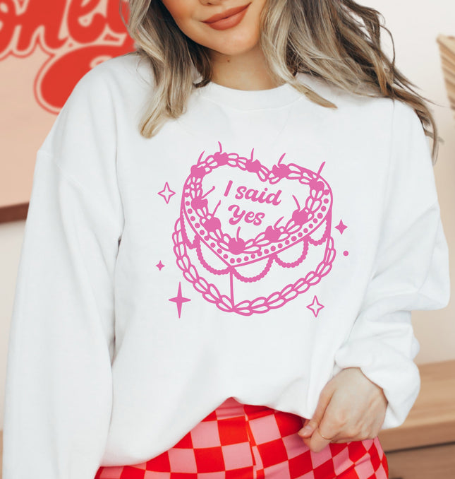 I Said Yes - Adult Crewneck Sweatshirt