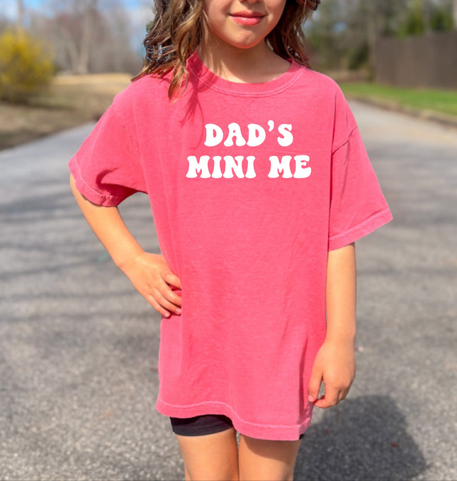 Dad's Mini Me Kids - Youth Comfort Colors T-Shirt