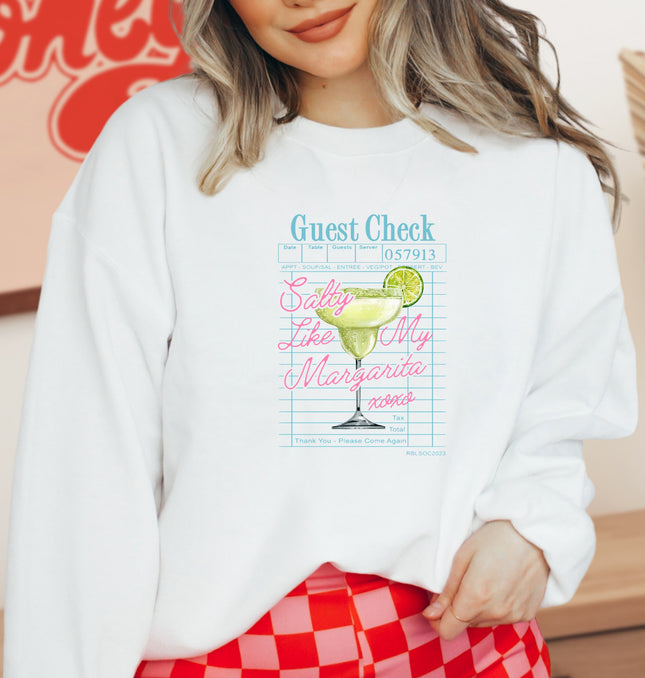 Guest Check  - Adult Crewneck Sweatshirt
