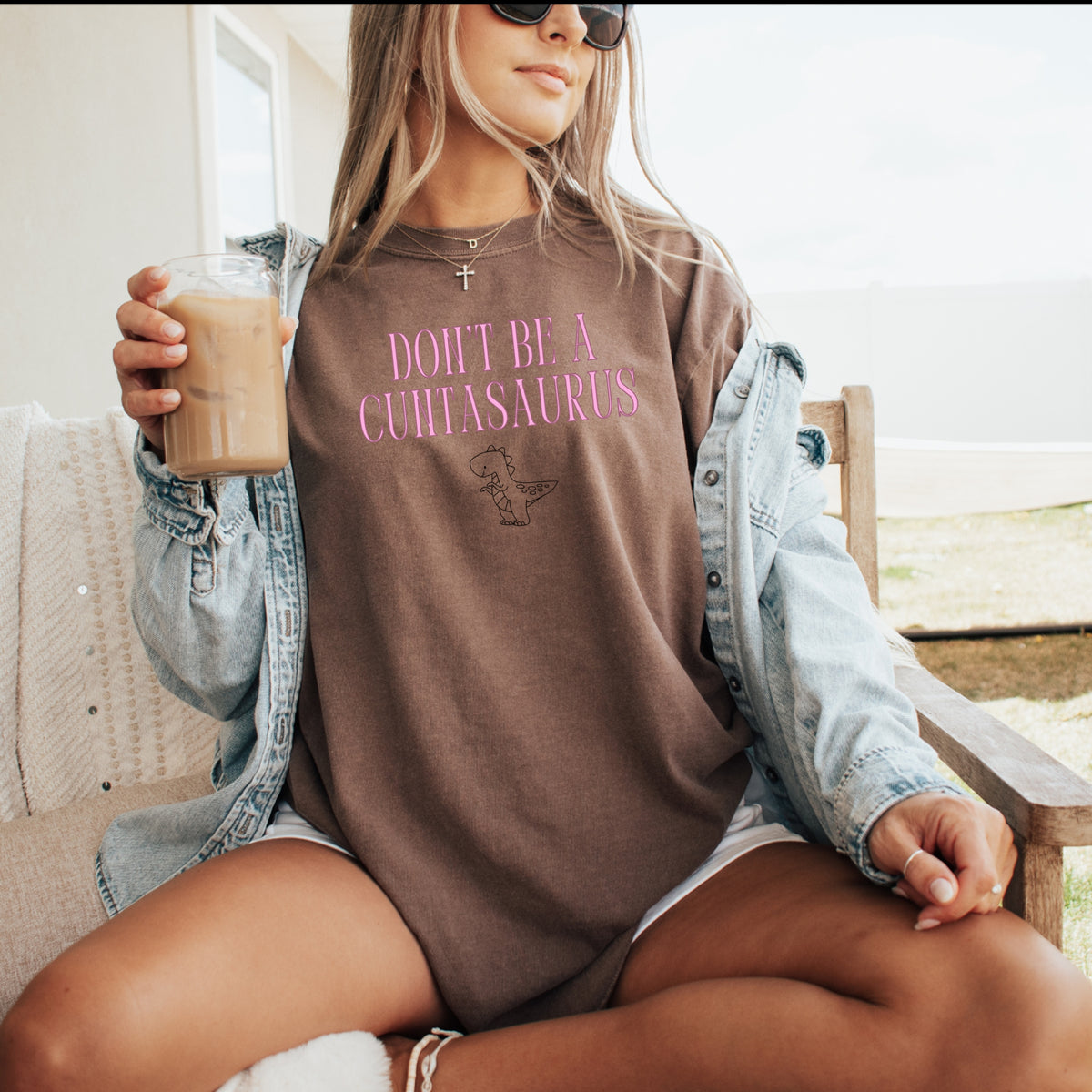 Don't Be A Cuntasaurus  - Unisex Comfort Colors Garment-Dyed Heavyweight T-Shirt