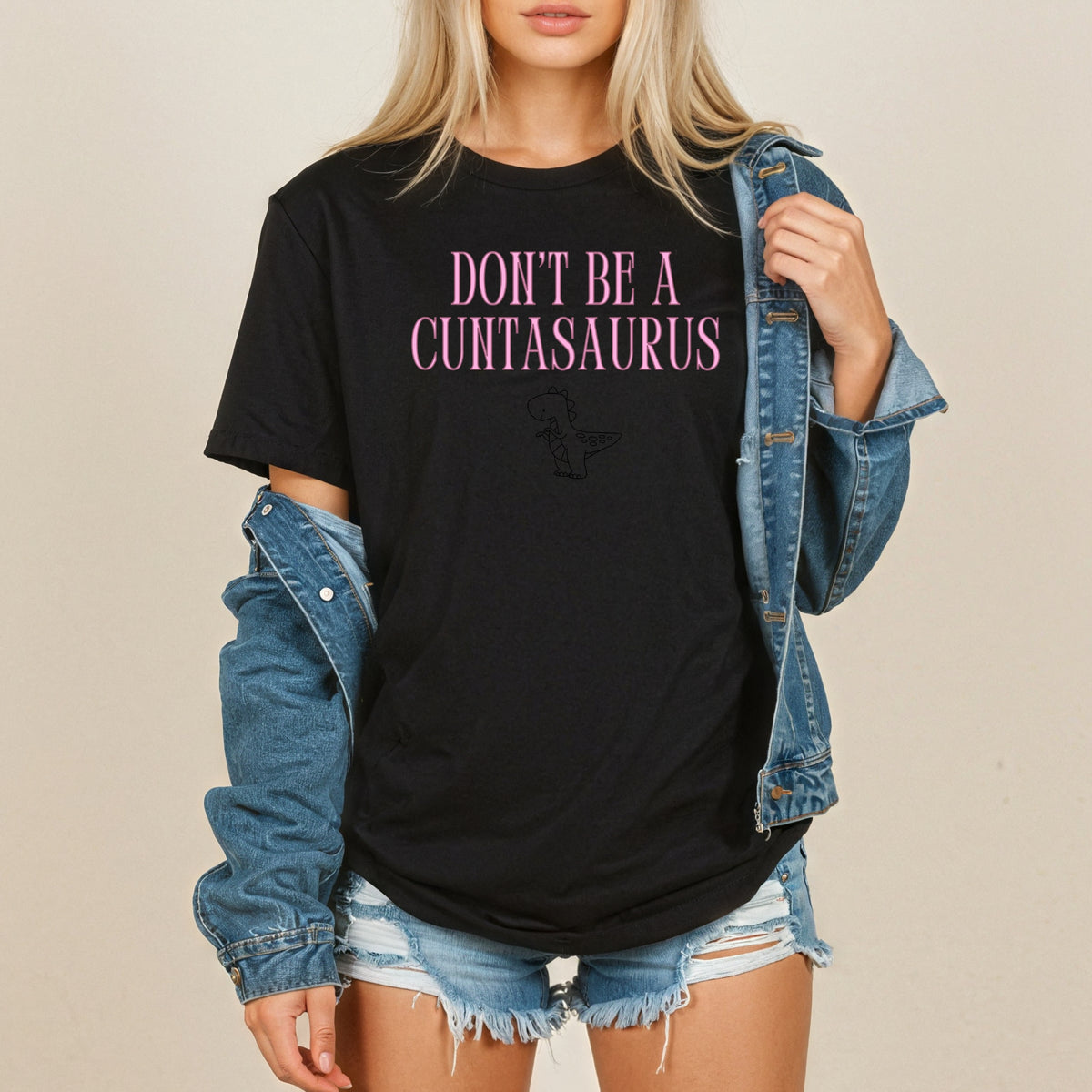 Don't Be A Cuntasaurus  - Unisex Comfort Colors Garment-Dyed Heavyweight T-Shirt
