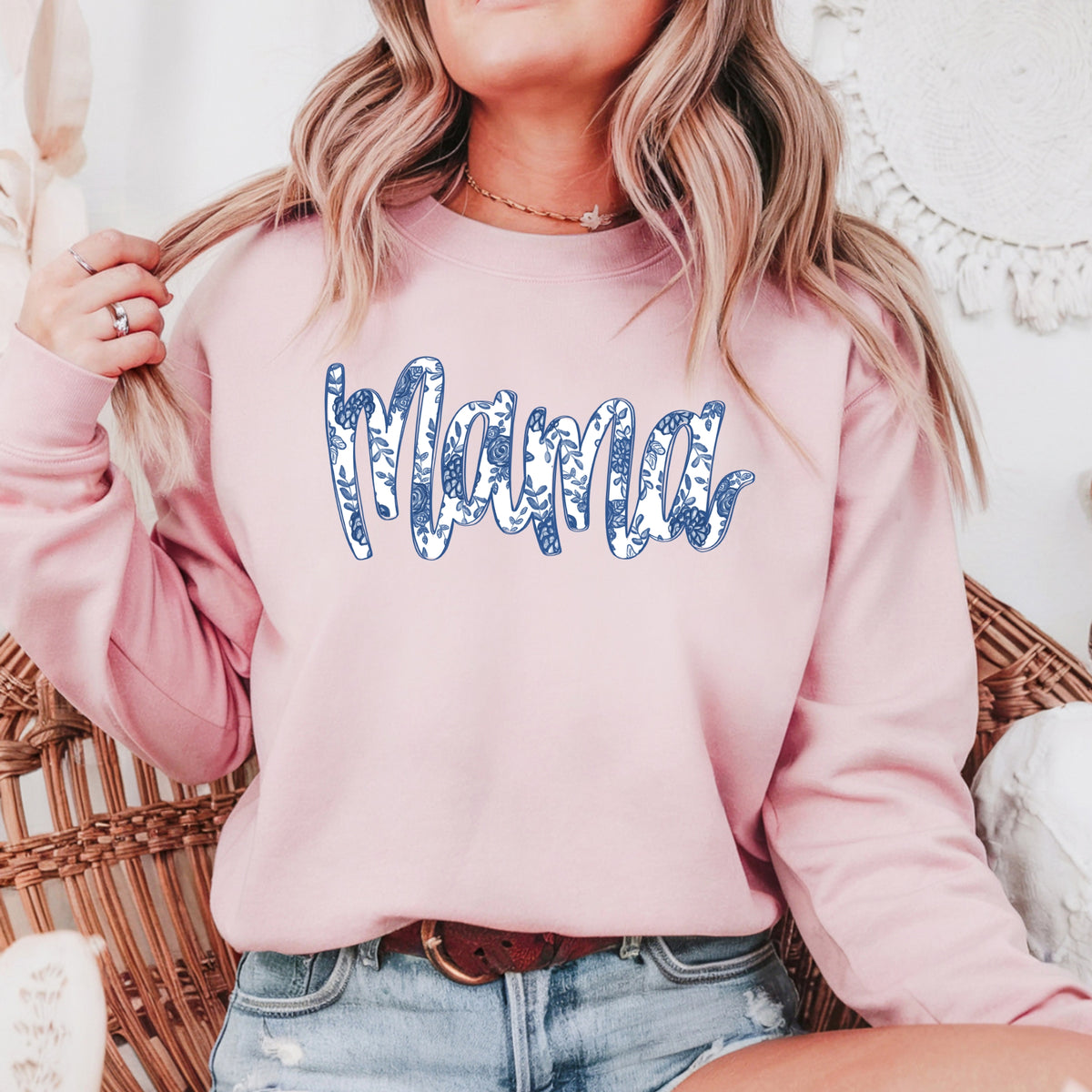 Mama  - Adult Crewneck Sweatshirt