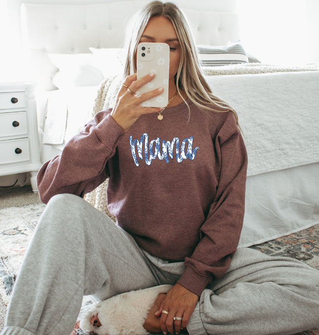 Mama  - Adult Crewneck Sweatshirt