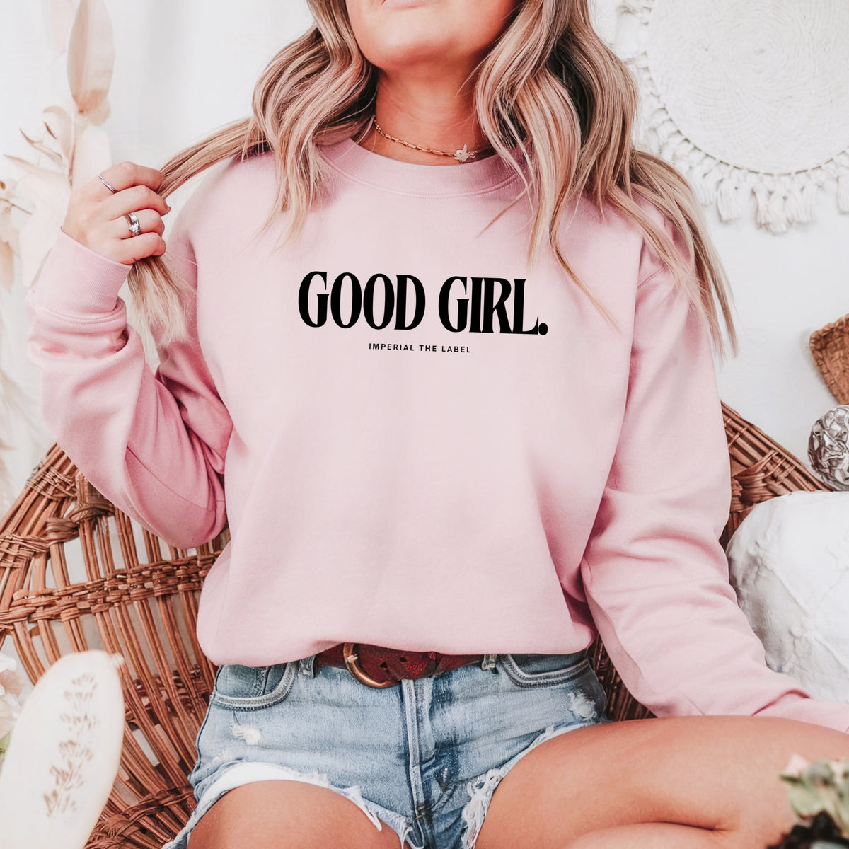 Good Girl - Adult Crewneck Sweatshirt