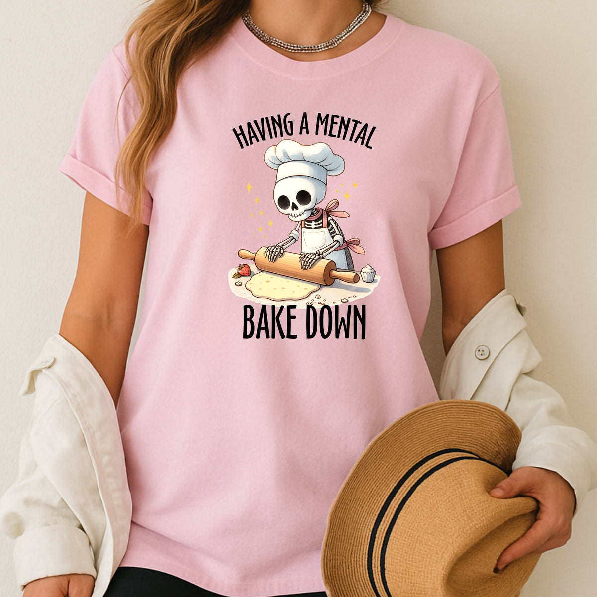 Having a Mental Bake down -Adult Softstyle T-Shirt