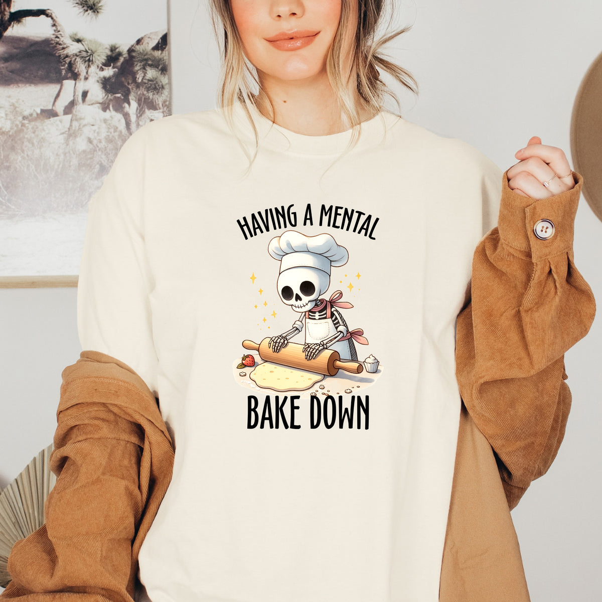 Having a Mental Bake down -Adult Softstyle T-Shirt