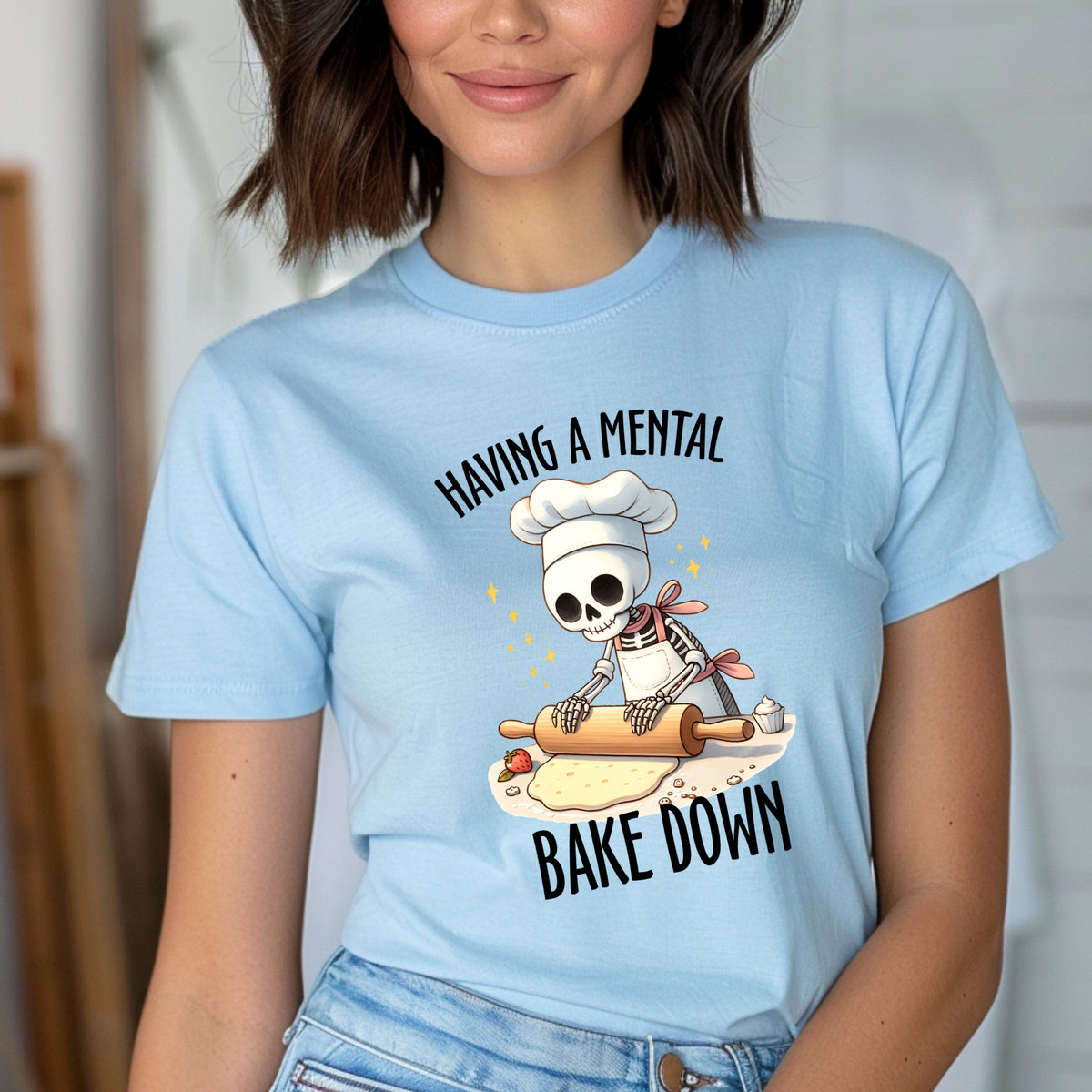 Having a Mental Bake down -Adult Softstyle T-Shirt