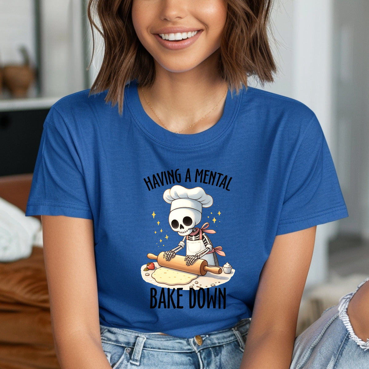 Having a Mental Bake down -Adult Softstyle T-Shirt
