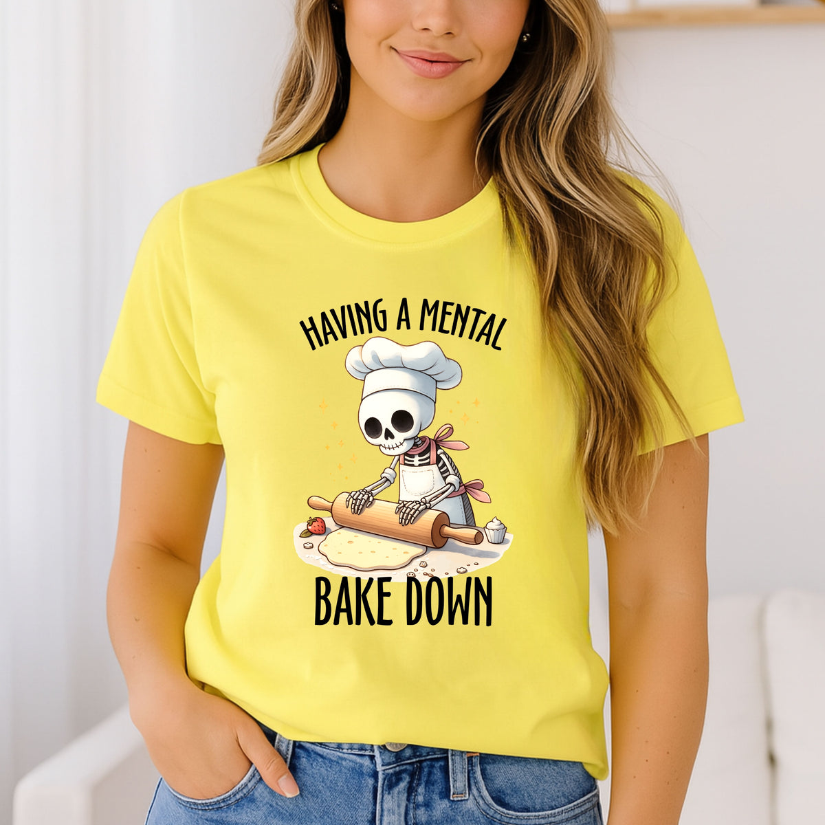 Having a Mental Bake down -Adult Softstyle T-Shirt