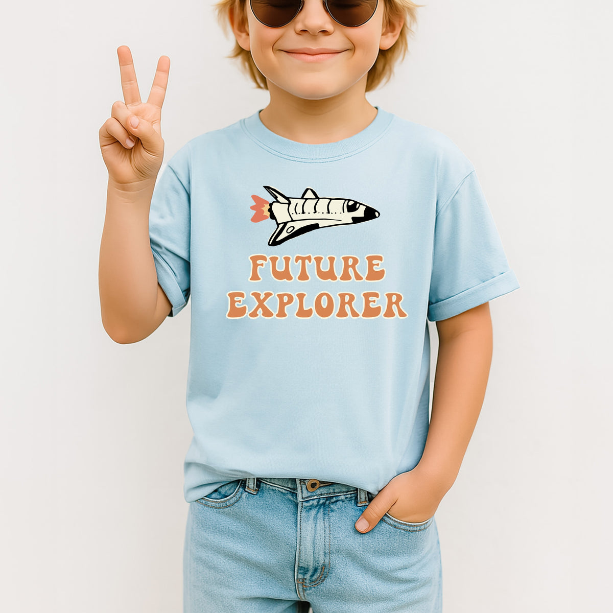 Future Explorer Kids –  Youth Comfort Colors T-Shirt