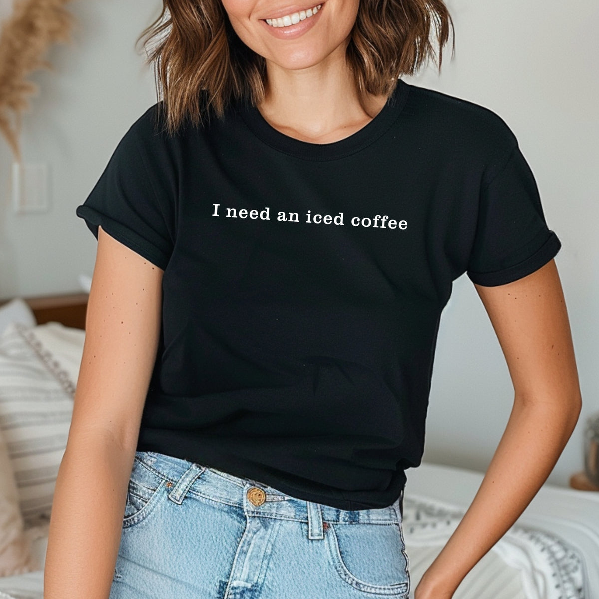 I Need an Iced Coffee - Adult Softstyle T-Shirt