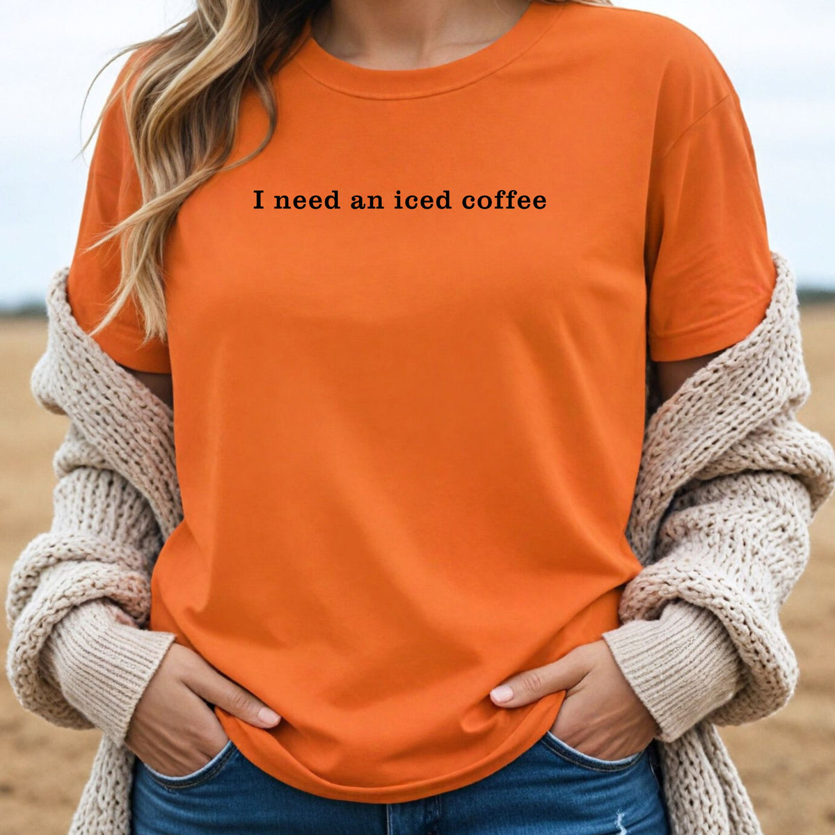 I Need an Iced Coffee - Adult Softstyle T-Shirt