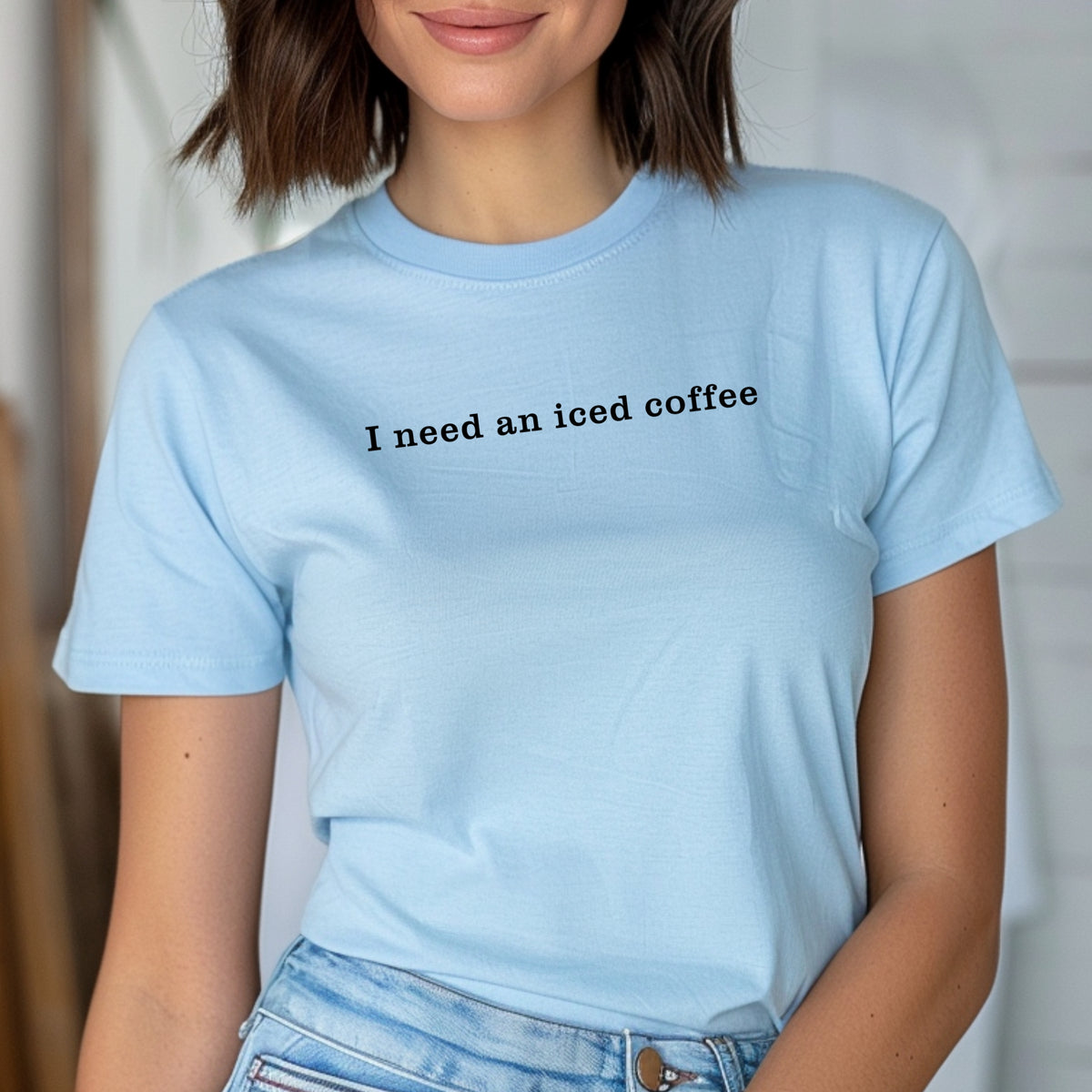 I Need an Iced Coffee - Adult Softstyle T-Shirt
