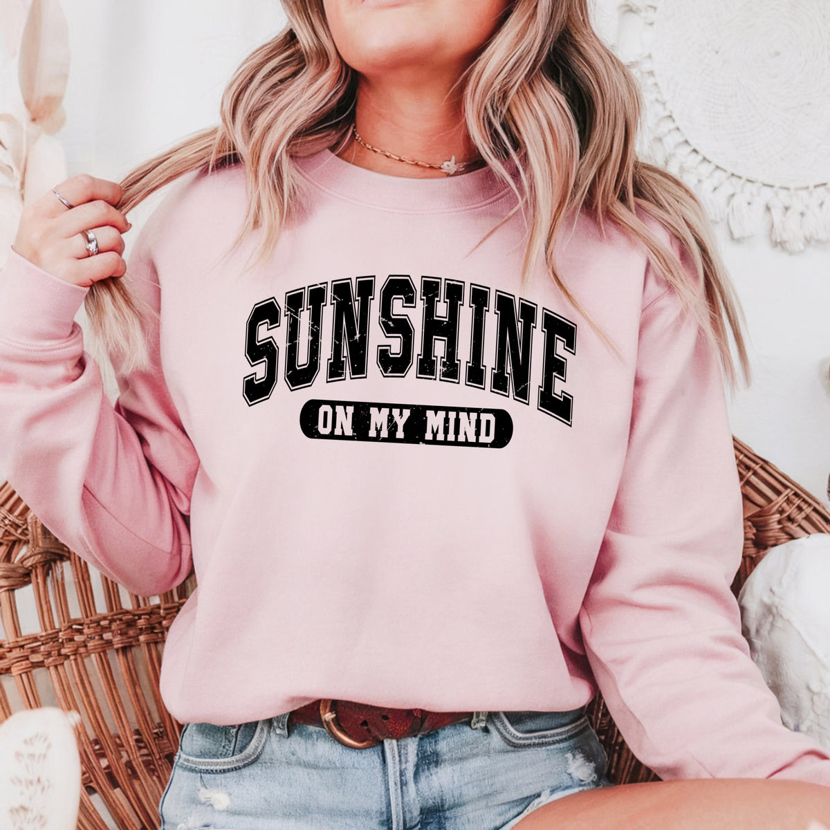 Sunshine In My Mind - Adult Crewneck Sweatshirt