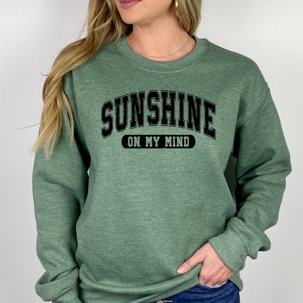 Sunshine In My Mind - Adult Crewneck Sweatshirt