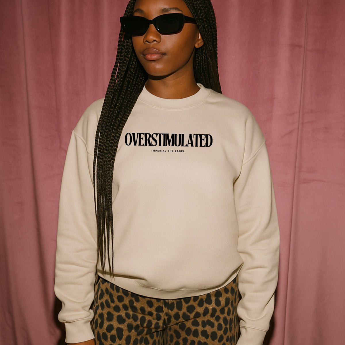 Overestimulated - Adult Crewneck Sweatshirt