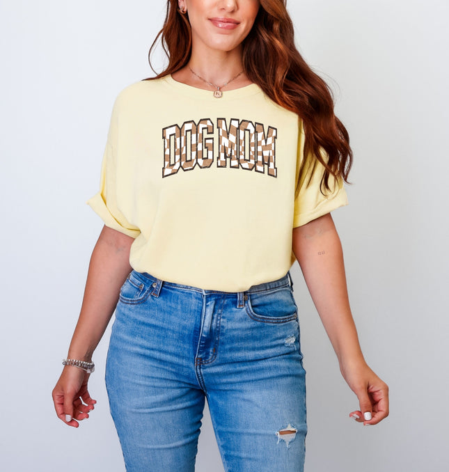 Dog Mom - Unisex Comfort Colors Garment-Dyed Heavyweight T-Shirt