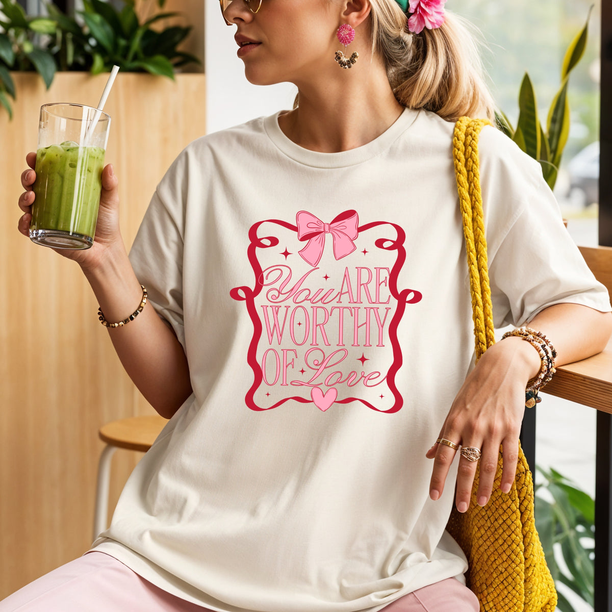 You are worthy of love - Adult Comfort Colors T-Shirt
