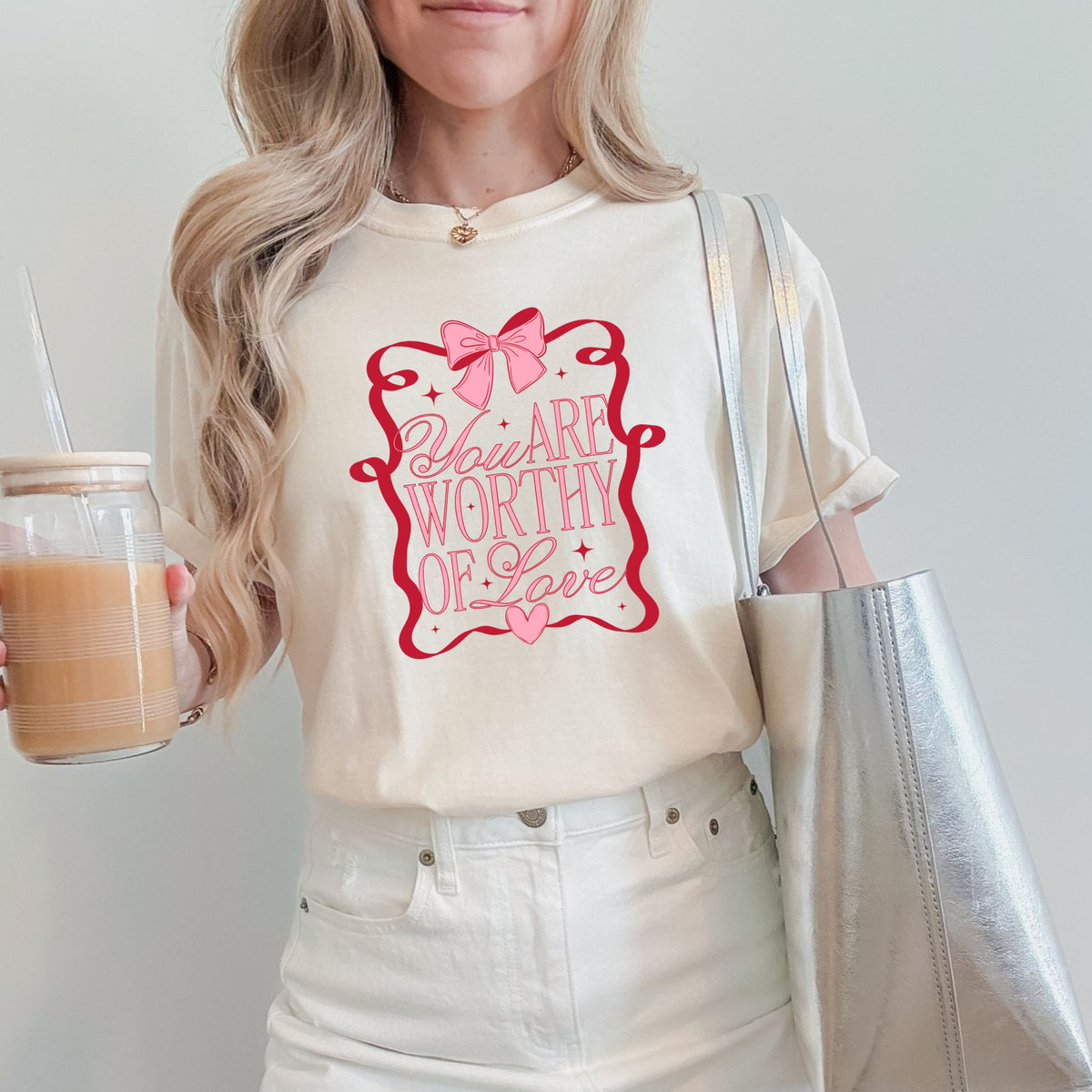You are worthy of love - Adult Comfort Colors T-Shirt