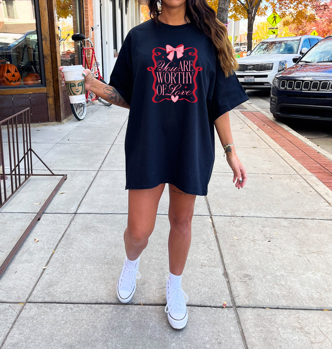 You are worthy of love - Adult Comfort Colors T-Shirt