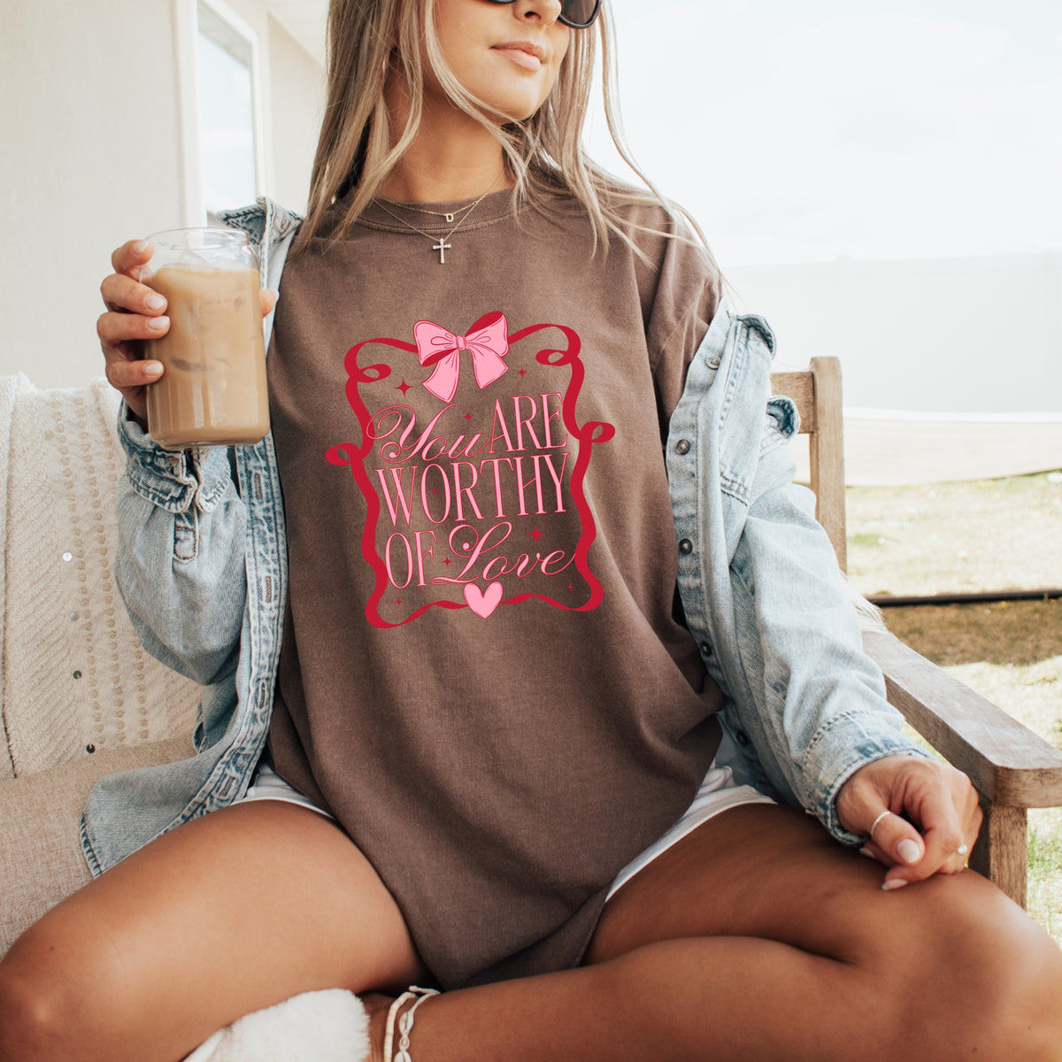 You are worthy of love - Adult Comfort Colors T-Shirt