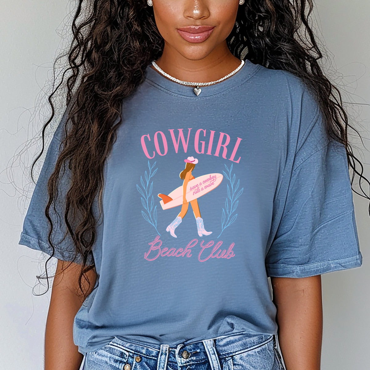 Cowgirl Beach Club - Adult Comfort Colors T-Shirt