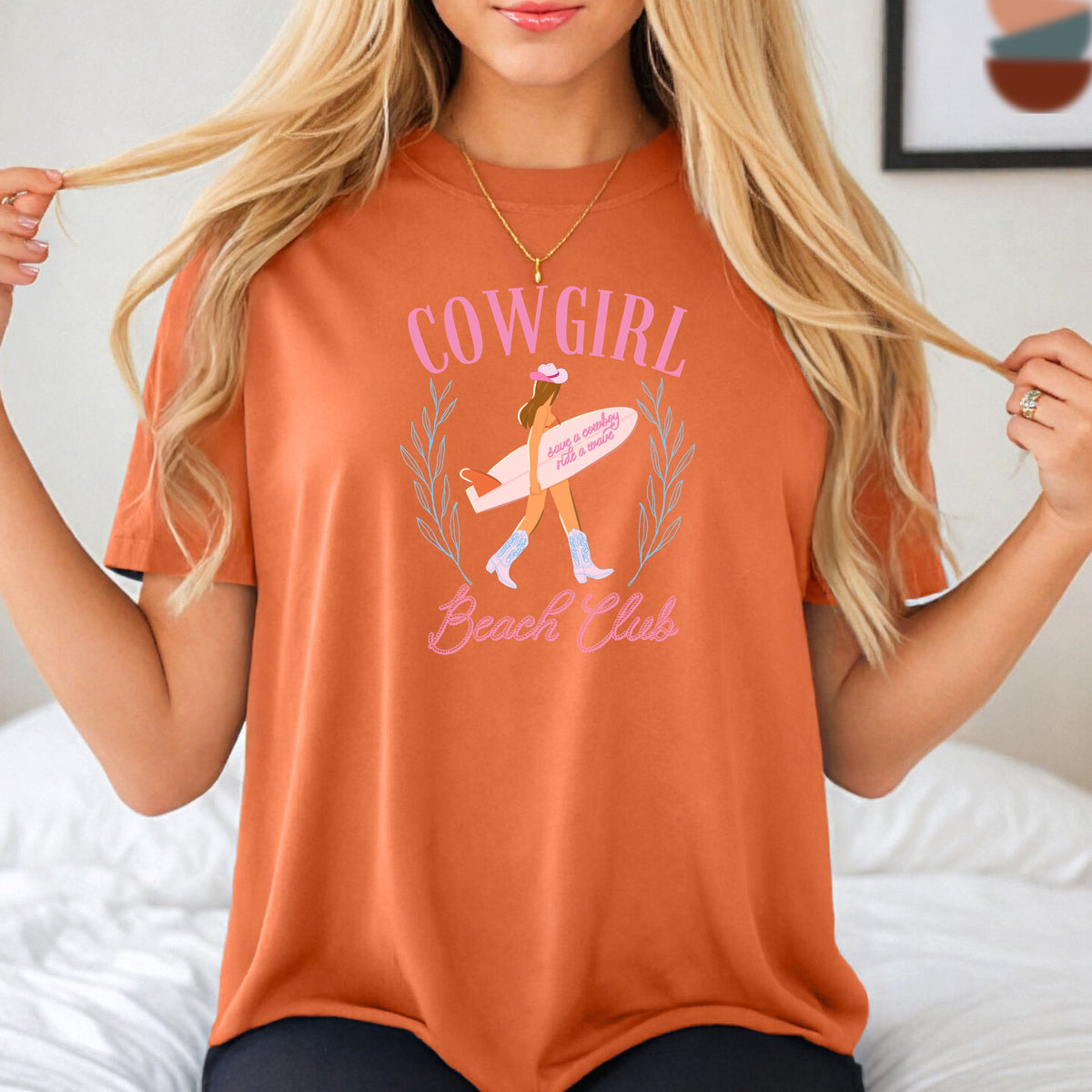 Cowgirl Beach Club - Adult Comfort Colors T-Shirt