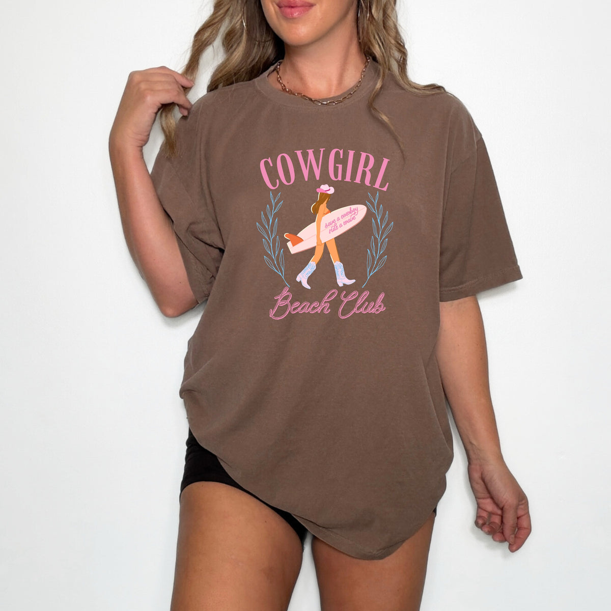 Cowgirl Beach Club - Adult Comfort Colors T-Shirt