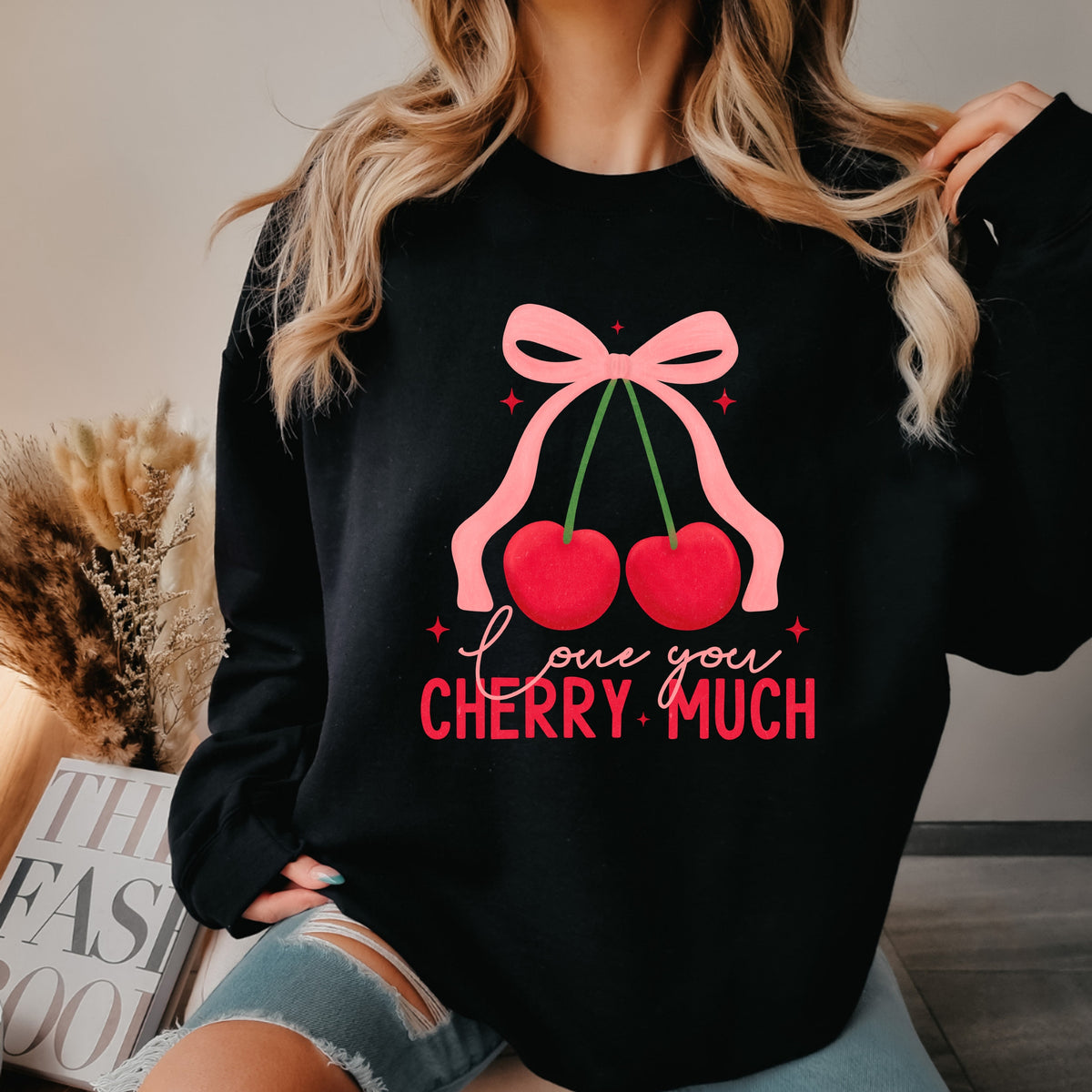 Love You Cherry Much - Adult Crewneck Sweatshirt
