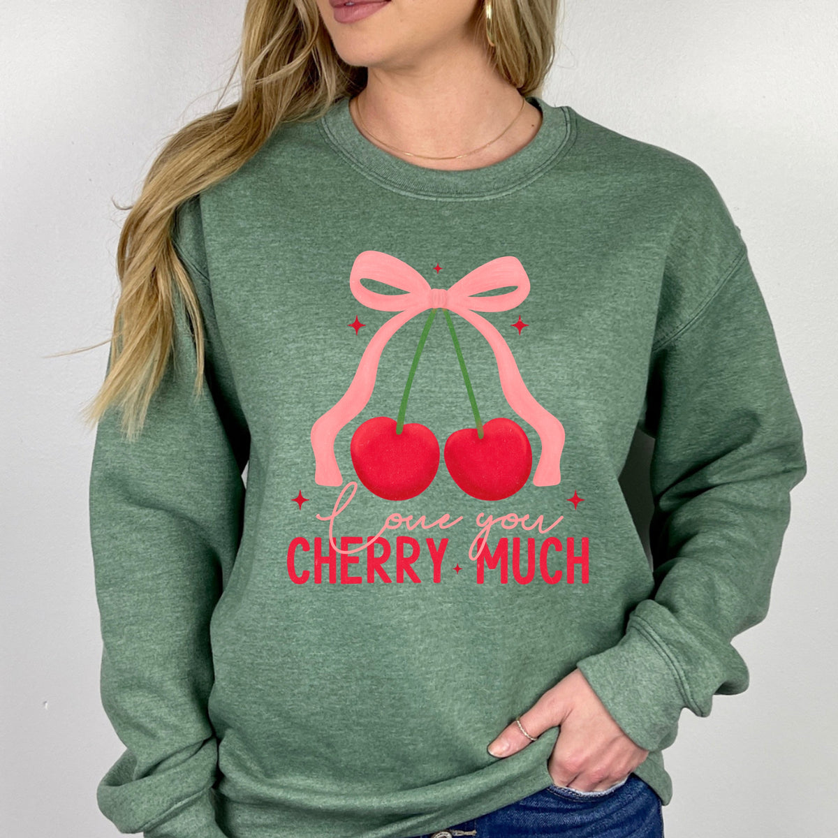 Love You Cherry Much - Adult Crewneck Sweatshirt