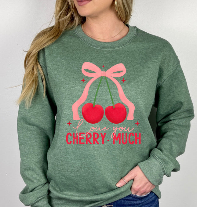 Love You Cherry Much - Adult Crewneck Sweatshirt