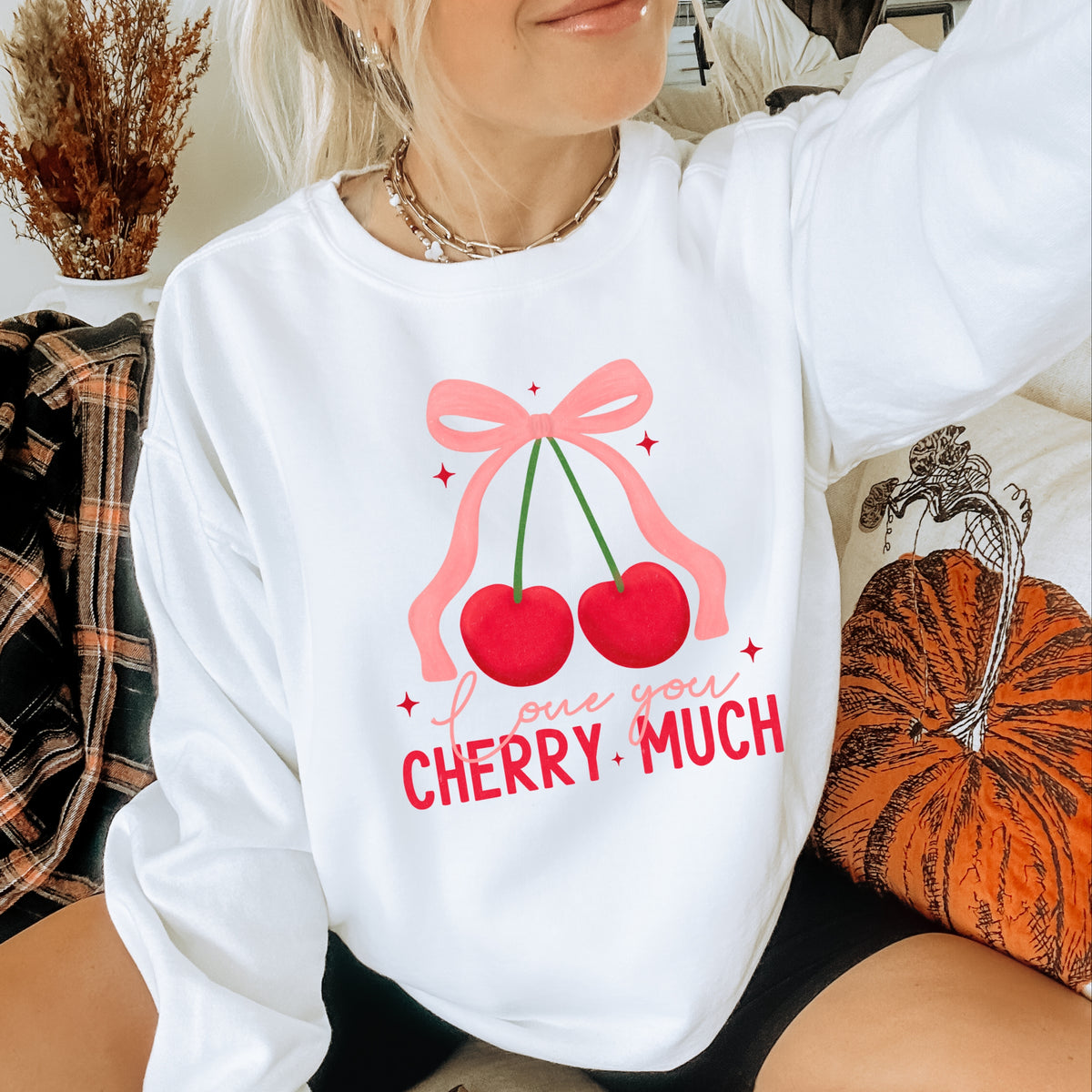 Love You Cherry Much - Adult Crewneck Sweatshirt