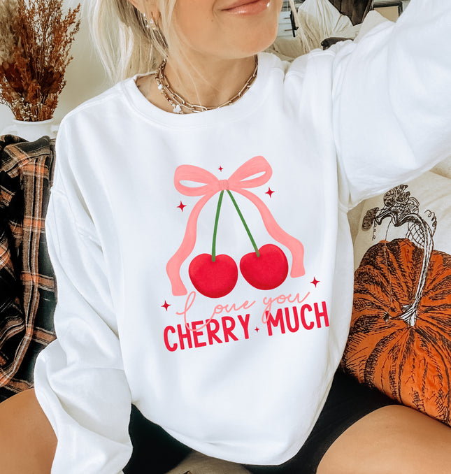 Love You Cherry Much - Adult Crewneck Sweatshirt