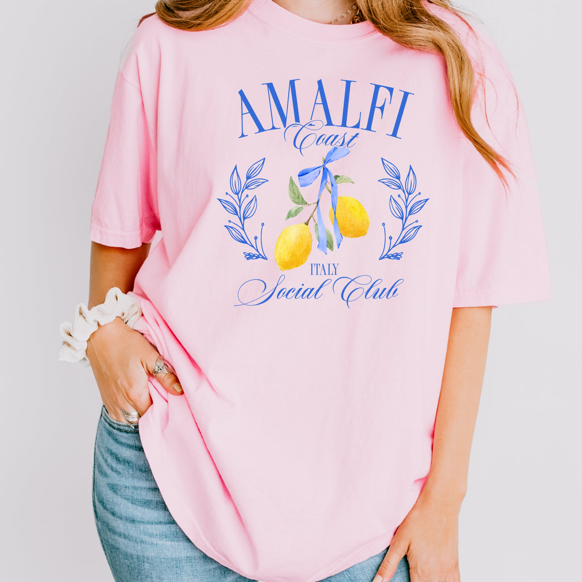Amalfi Coast Social Club - Adult Comfort Colors T-Shirt