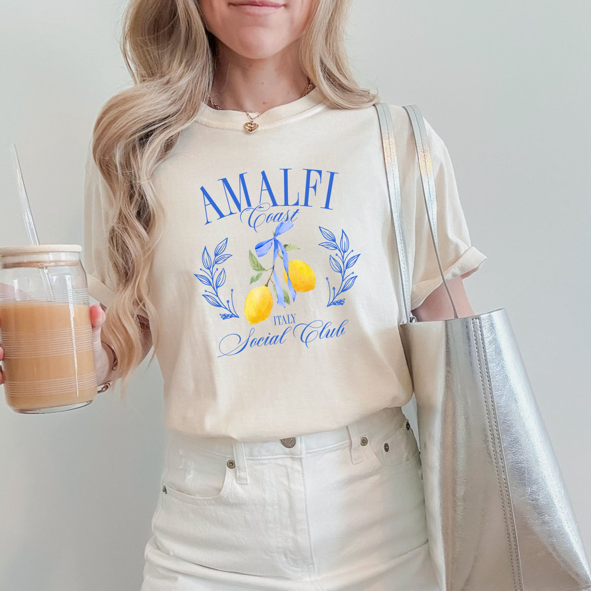 Amalfi Coast Social Club - Adult Comfort Colors T-Shirt