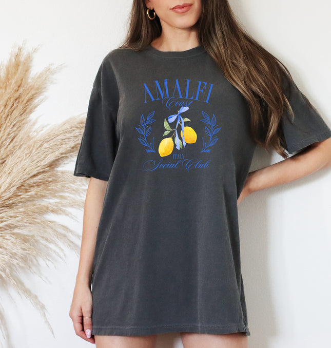 Amalfi Coast Social Club - Adult Comfort Colors T-Shirt