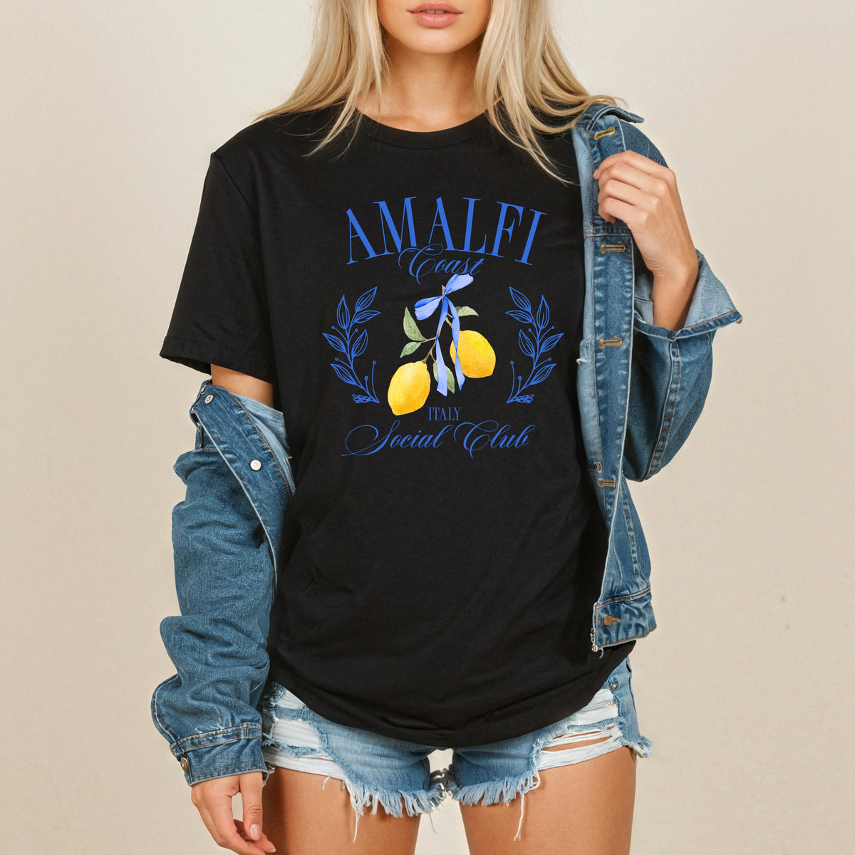 Amalfi Coast Social Club - Adult Comfort Colors T-Shirt