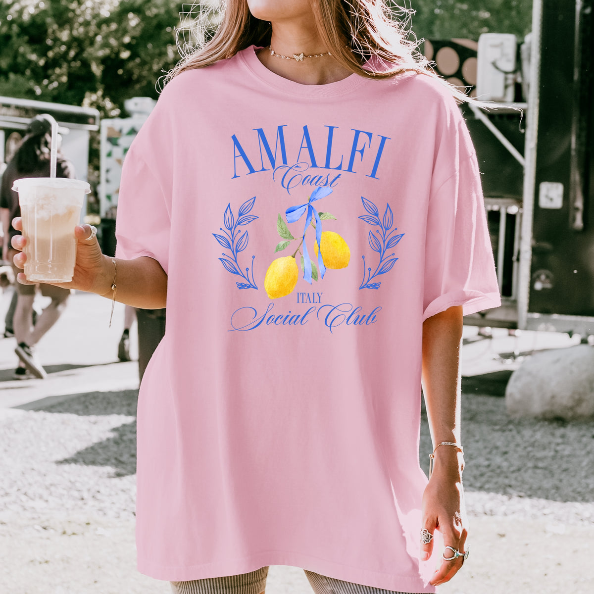 Amalfi Coast Social Club - Adult Comfort Colors T-Shirt