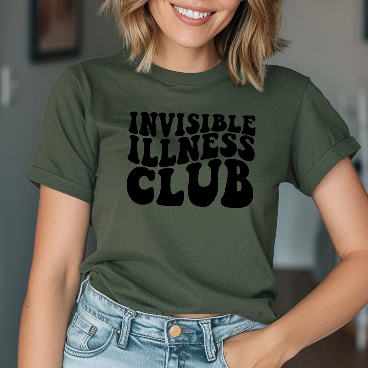 Invisible Illness Club - Adult Softstyle T-Shirt