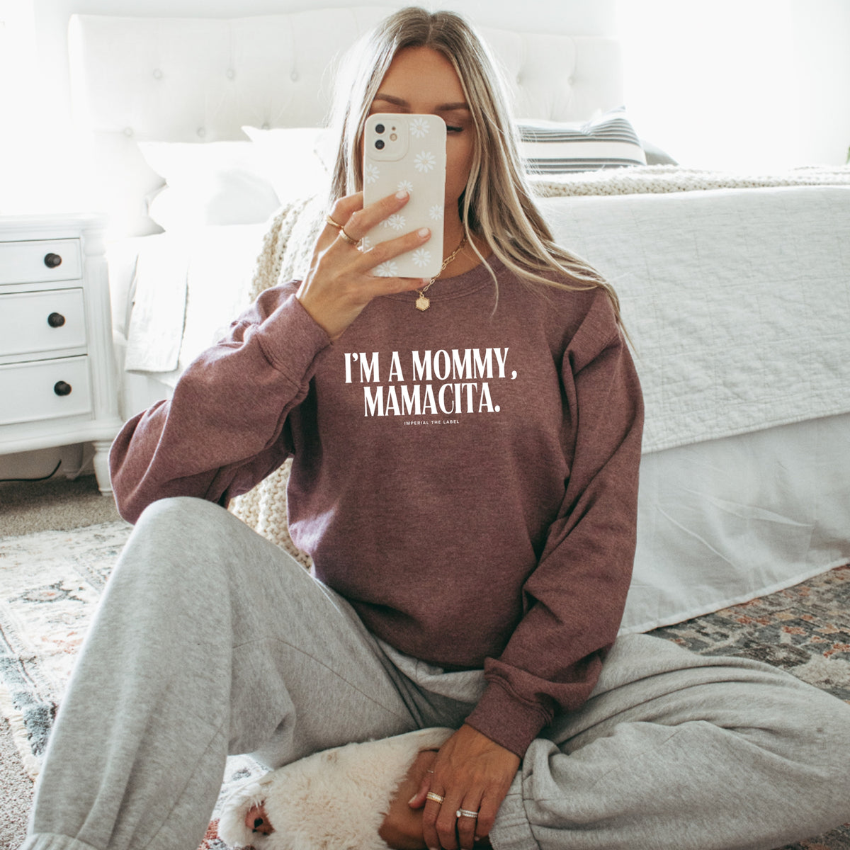 I'm a Mommy, Mamamacita - Adult Crewneck Sweatshirt