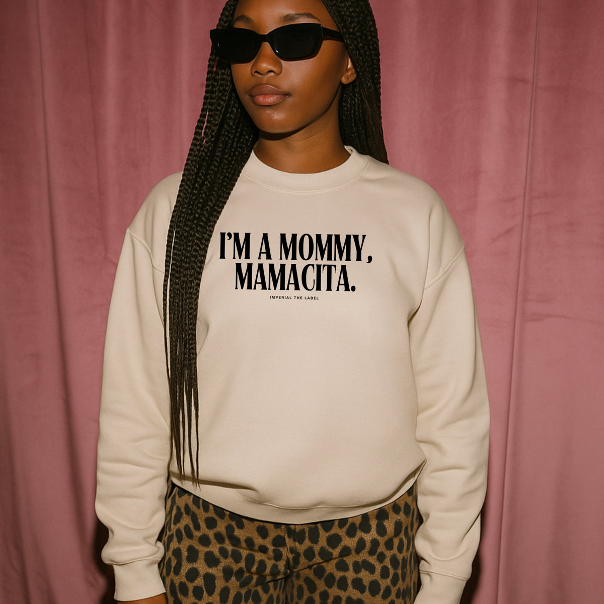 I'm a Mommy, Mamamacita - Adult Crewneck Sweatshirt