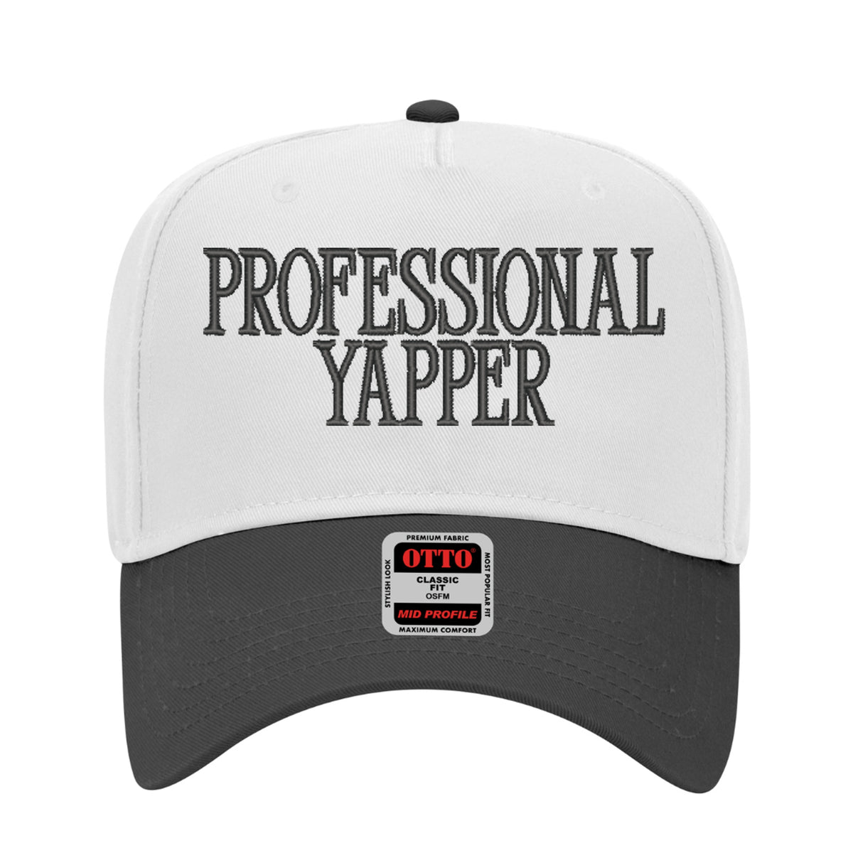 Professional Yapper Embroidered Hat - Trucker Hat