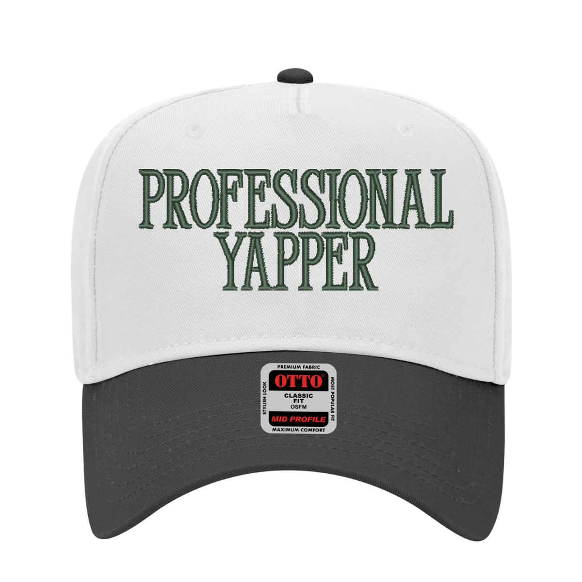 Professional Yapper Embroidered Hat - Trucker Hat