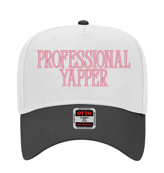 Professional Yapper Embroidered Hat - Trucker Hat